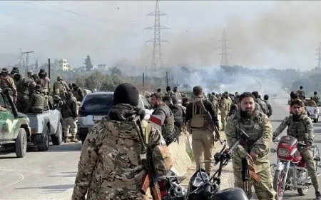 اشتباكات بين قوات الأمن ومجموعة مسلحة في إدلب السورية