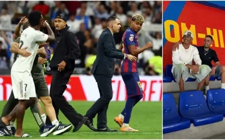 بعدما طارده لاعبو ريال مدريد.. والد لامين يامال يتوعد بـ"الرد"