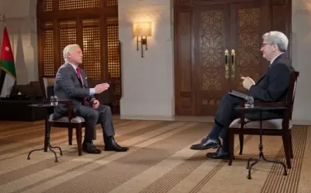 ملك الأردن: لن نرسل أي قوات إلى غزة.. ولا أعرف "حماس" شخصيا