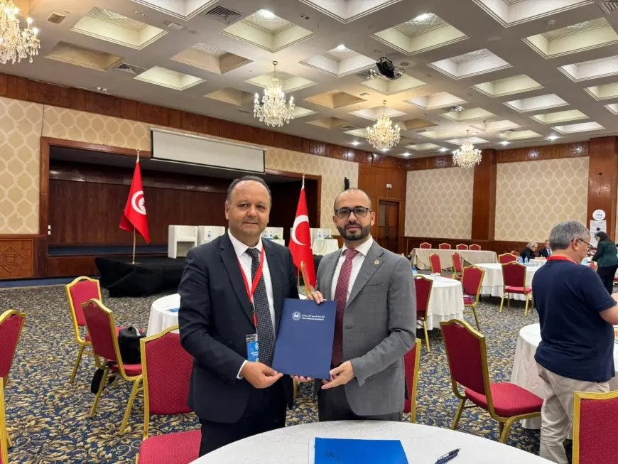 وقع خلاله عدد من الشراكات الدولية القائم بأعمال رئيس الجامعة العربية الأمريكية يشارك في الملتقى الخامس لرؤساء الجامعات العربية والتركية بتونس