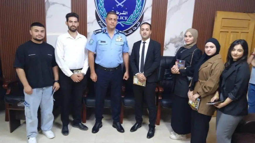 وفد مؤسسة المدافعين لحقوق الإنسان يزور شرطة طولكرم لتعزيز التعاون في حماية الحقوق