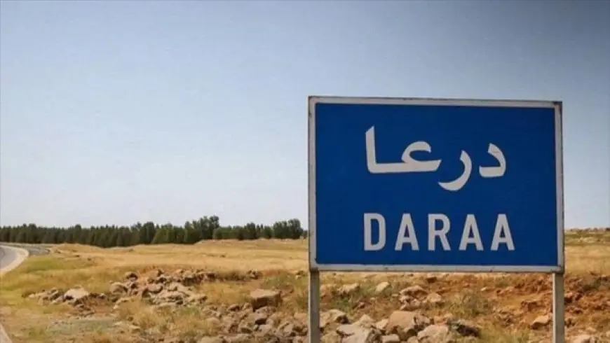 إسرائيل تقصف قرية كويا بدرعا جنوبي سوريا