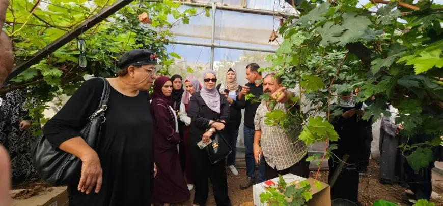 زيارة تبادلية جمعت مزارعات رياديات من أصحاب المشاريع الصغيرة والمتوسطة من محافظتي طولكرم وقلقيلية .