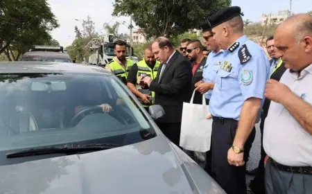 محافظ طولكرم اللواء د. كميل  يطلق حملة الفحص الشتوي لعام 2025