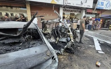 إصابات بغارة إسرائيلية استهدفت مركبة جنوبي لبنان