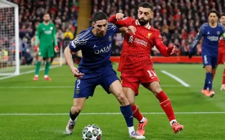 صلاح وحكيمي يتنافسان على جائزة أفضل لاعب إفريقي