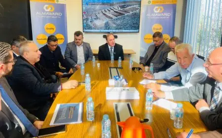 اللواء د. كميل يزور شركة الموارد للباطون الجاهز بمشاركة مدراء الأجهزة الأمنية والجهات المختصة من المؤسسات الرسمية