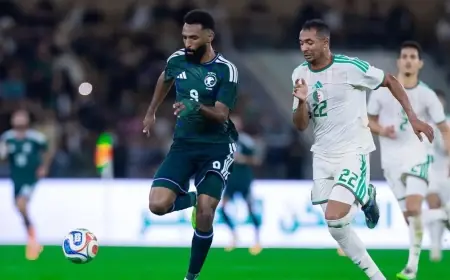 المنتخب الجزائري يهزم السعودية بهدفين في مباراة ودية