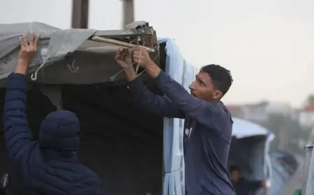 شتاء غزة القاسي: برد شديد وانهيار الخيام وأمراض معدية تفاقم جراح النازحين