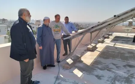 أوقاف طولكرم: ربط" 6" مساجد بالطاقة الشمسية خلال 50 يوما