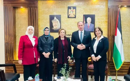 في إطار  اطلاق الحملة الوطنية لمناهضة العنف ضد المرأة  اللواء د. كميل يستقبل المناضلة انتصار الوزير " ام جهاد  و وزيرة شؤون المرأة منى  الخليلي والفعاليات النسوية