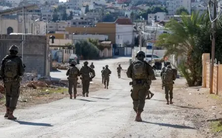 الاحتلال يعزز قواته بطوباس وينفذ حملات دهم واعتقال بقلقيلية وطولكرم