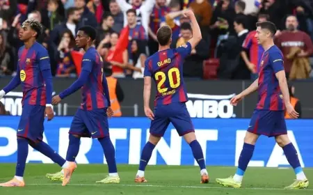 برشلونة يتعافى من "صفعة" تشيلسي بالفوز على ألافيس