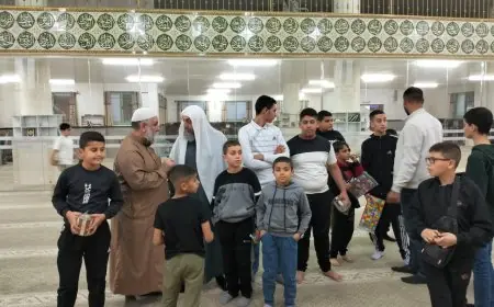 اوقاف طولكرم تنظم نشاطا تعليميا   لطلبة التحفيظ في شويكة