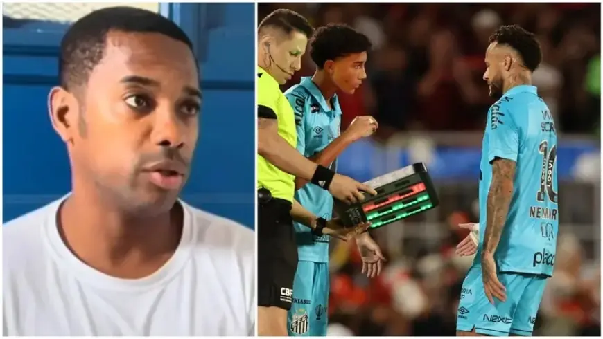 ابن روبينيو ينقذ سانتوس.. ووالده يتابع من "السجن"