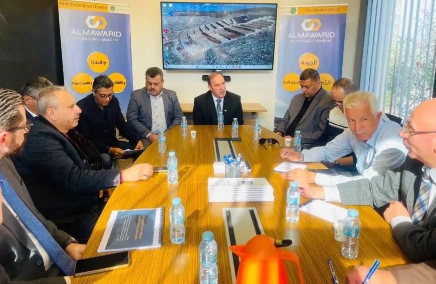 اللواء د. كميل يزور شركة الموارد للباطون الجاهز بمشاركة مدراء الأجهزة الأمنية والجهات المختصة من المؤسسات الرسمية