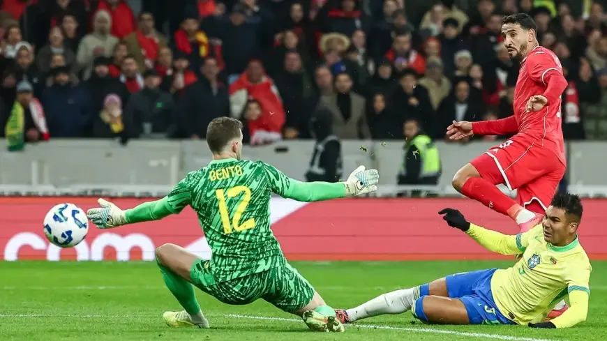 منتخب البرازيل ينجو من الخسارة أمام تونس
