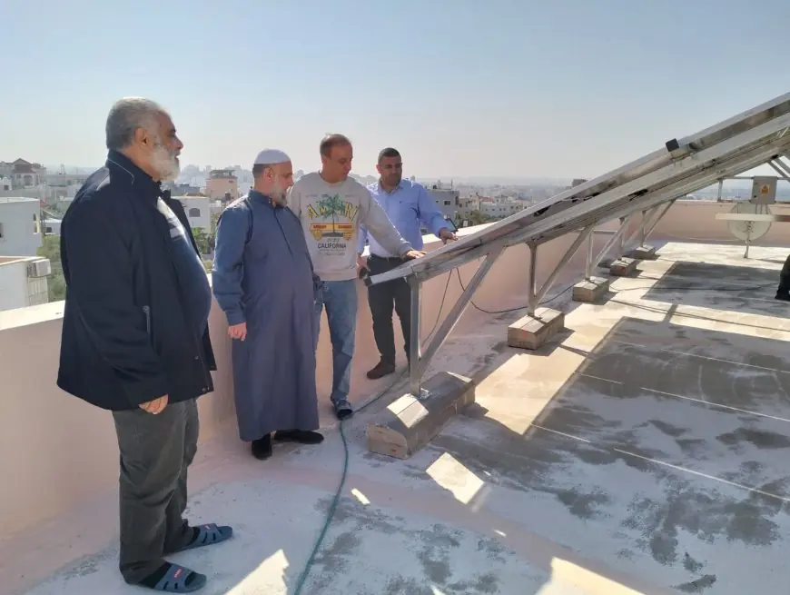 أوقاف طولكرم: ربط" 6" مساجد بالطاقة الشمسية خلال 50 يوما