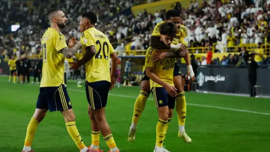 النصر يهزم الخليج ويعادل رقم الهلال التاريخي