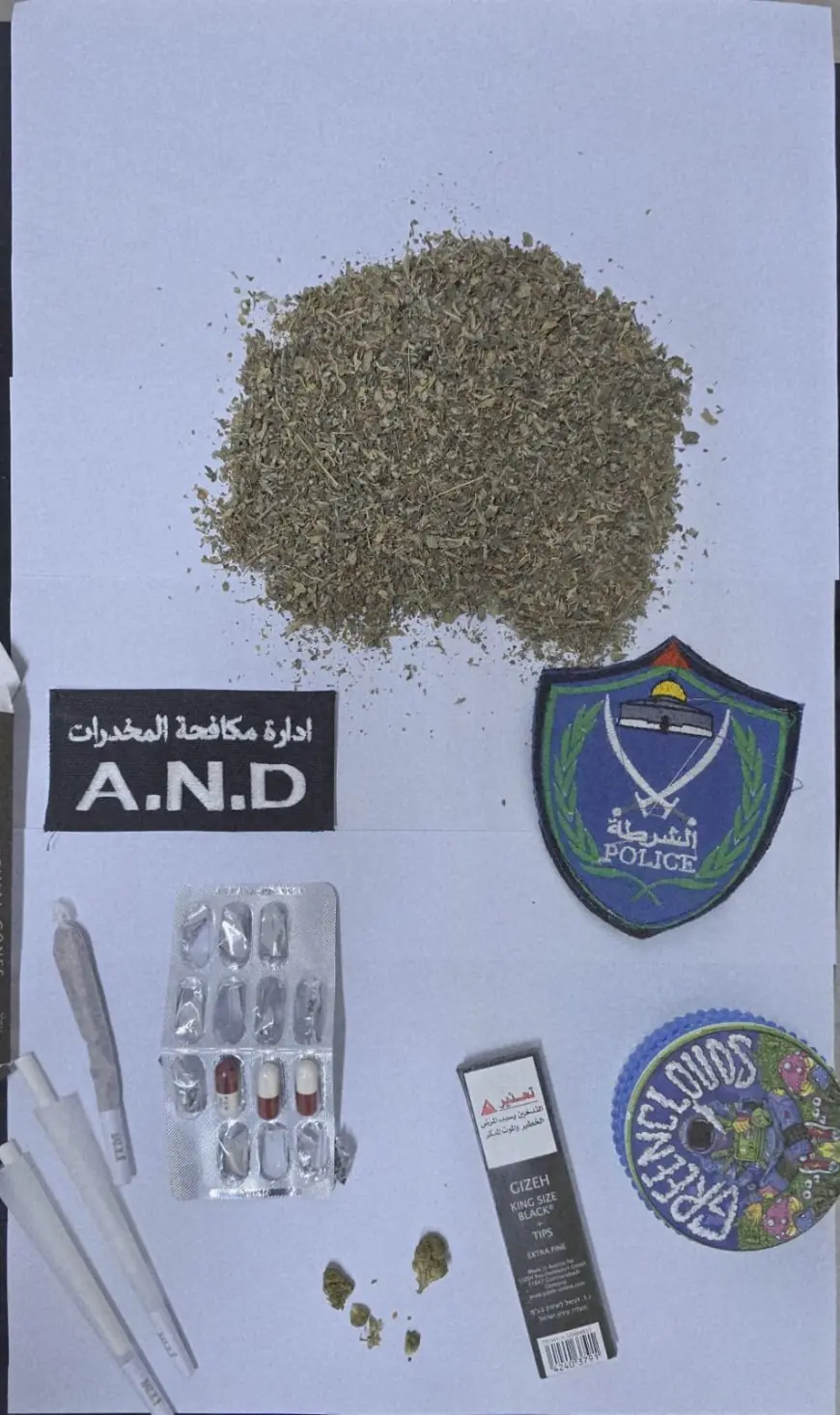 الشرطة تقبض على 7 أشخاص في 6 قضايا مخدرات منفصلة بطولكرم خلال 48 ساعة في طولكرم 