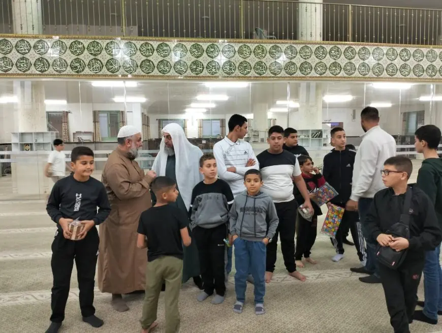 اوقاف طولكرم تنظم نشاطا تعليميا   لطلبة التحفيظ في شويكة