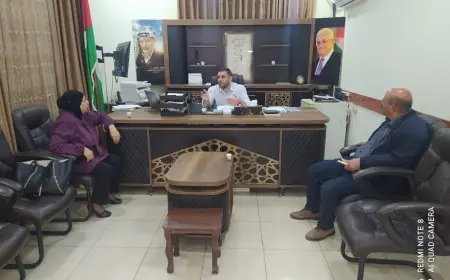 اوقاف طولكرم تبحث سبل تعزيز التعاون مع مجلس قروي رامين