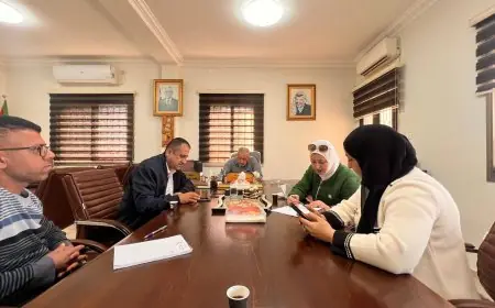 زيارة ميدانية لطاقم مديرية زراعة طولكرم في قرى الشعراوية