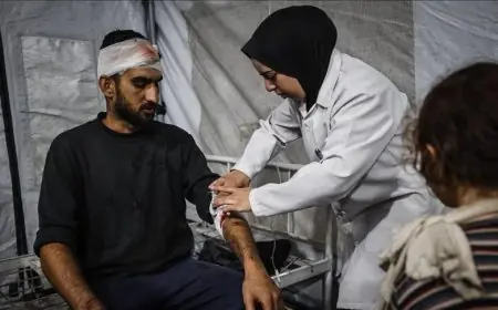 إصابة فلسطيني في خرق إسرائيلي لوقف إطلاق النار شرقي خان يونس