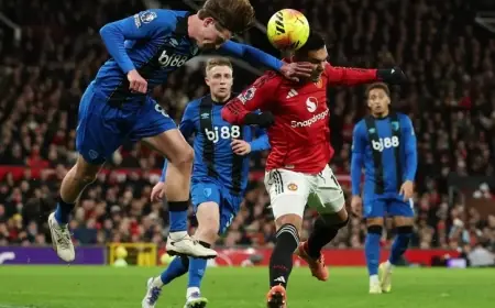 تعادل مثير بين بورنموث ومانشستر يونايتد