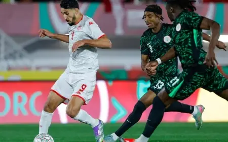 نيجيريا تنجو من انتفاضة تونس وتبلغ ثمن نهائي كأس إفريقيا