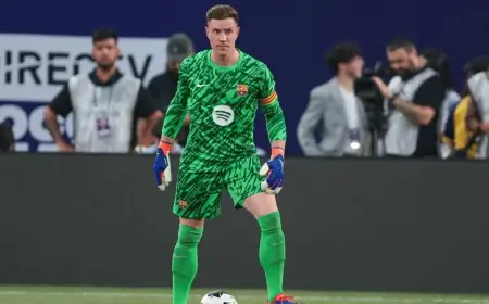 تير شتيغن في أزمة قبل كأس العالم.. وجيرونا المخرج