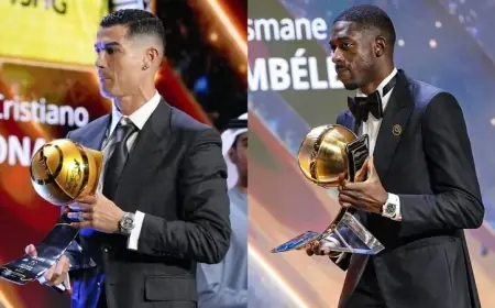 "غلوب سوكر".. ديمبلي ورونالدو الأفضل في العالم والشرق الأوسط