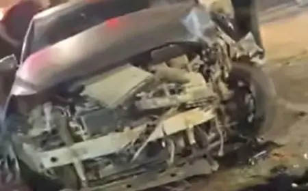 إصابة مواطن جراء صدم آلية للاحتلال مركبته في طولكرم