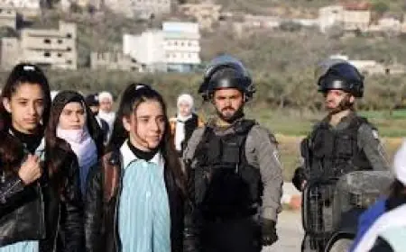 قوات الاحتلال تعرقل وصول المعلمين والتلاميذ لمدرستهم في سوسيا جنوب الخليل