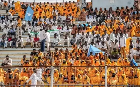 آلاف الصوماليين يتظاهرون احتجاجا على اعتراف إسرائيل بأرض الصومال