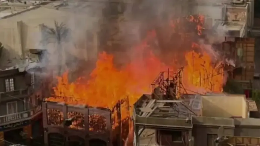 حريق التهم الديكور.. ومحمد عادل إمام يستأنف تصوير "الكينج"