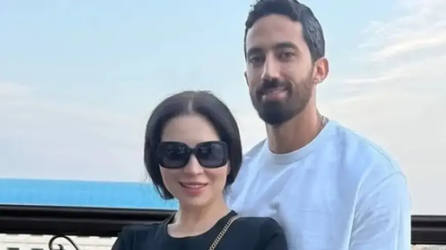مي عز الدين تشتكي من نظام زوجها الغذائي.. وتنشر صورة