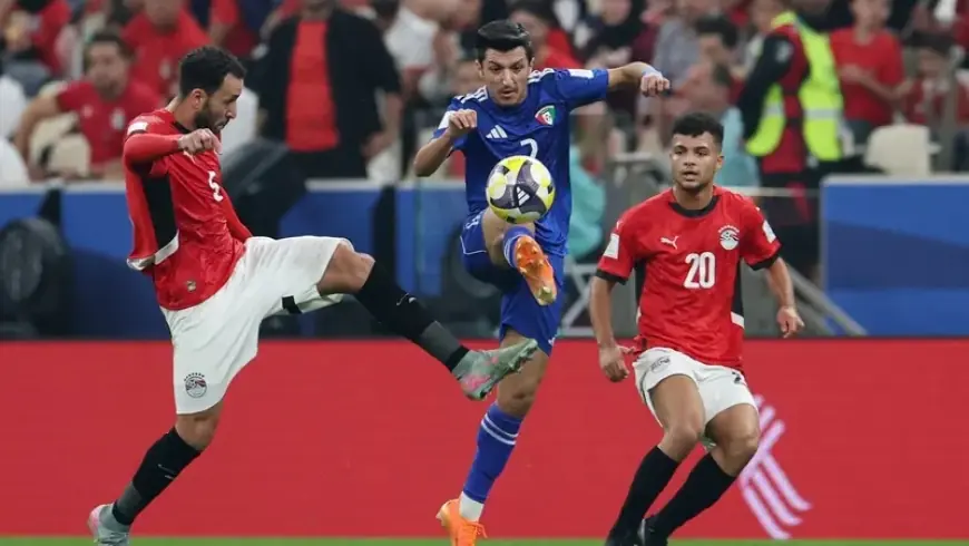كأس العرب.. مصر تتعادل بصعوبة مع 10 لاعبين من الكويت