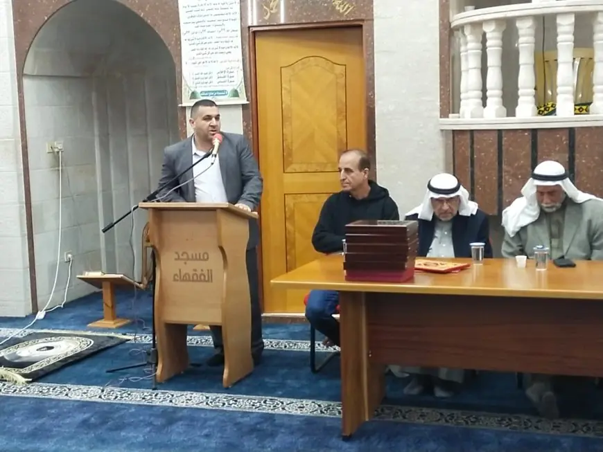 اوقاف طولكرم تكرم حفظة القرآن في مركز تحفيظ مسجد الفقهاء