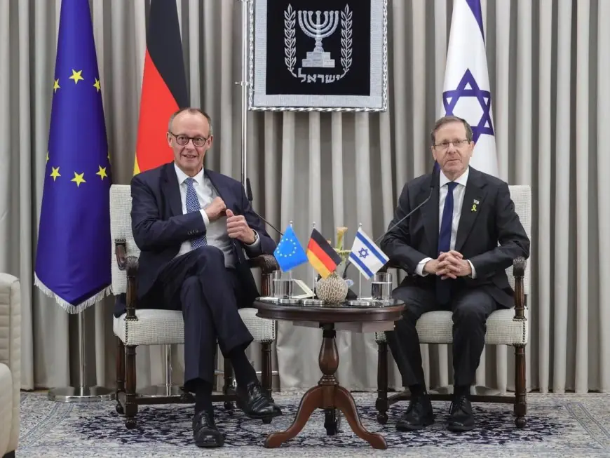 المستشار الألماني يؤكد من القدس على دعم بلاده الثابت لإسرائيل