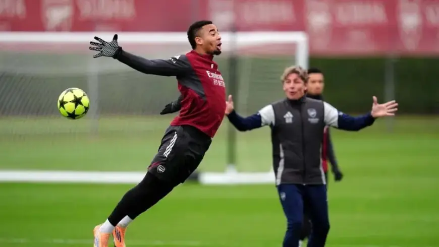 عودة جيسوس إلى قائمة أرسنال في دوري أبطال أوروبا