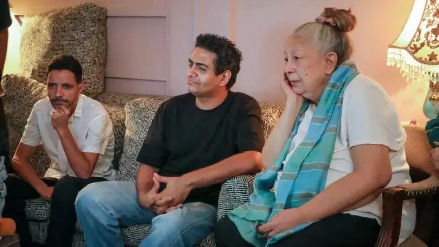 قبل وفاتها بأيام.. سمية الألفي "ودعت" نجلها في موقع التصوير