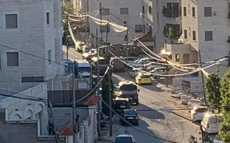 الاحتلال يحاصر مدخل البلدة القديمة بمدينة نابلس ويعتقل مواطنين