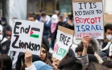 نيويورك: وقفة احتجاجية ضد مؤتمر اقتصادي اسرائيلي يروج لعقارات في الضفة الغربية