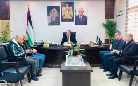 اللواء د. كميل يستقبل مدير مركز اللجنة العلمية - الأمن الوطني  في طولكرم