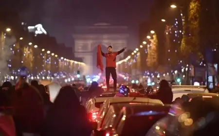 فرنسا تمنع المغاربة والسنغاليين من الاحتفال في "الشانزليزيه"