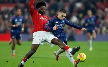 أرسنال يكتفي بالتعادل مع نوتنغهام