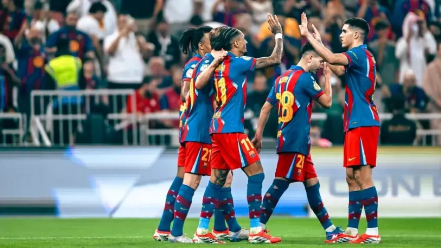 بخماسية نظيفة.. برشلونة يذل بلباو ويبلغ نهائي "السوبر"