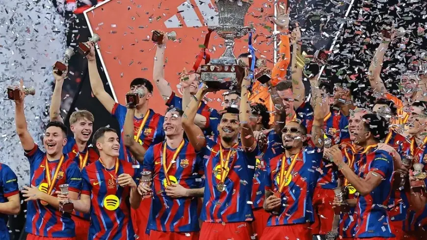 برشلونة يواصل هيمنته على ريال مدريد ويفوز بكأس السوبر