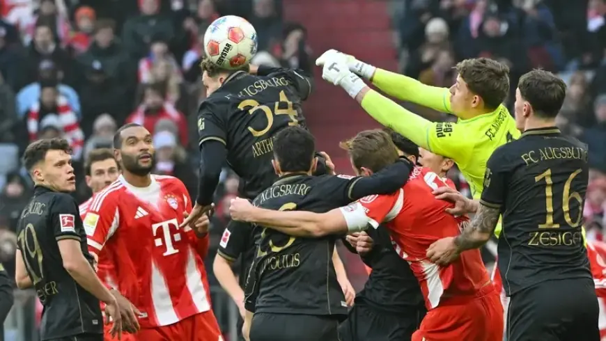 السقوط الأول.. بايرن يتلقى هزيمة صاعقة أمام أوغسبورغ